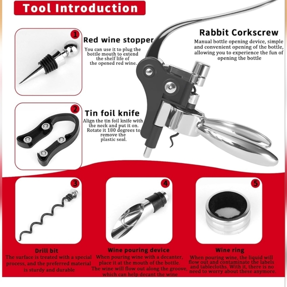 Wine Tools box Set - Picture 6 of 8